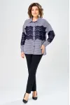 Блузка Svetlana Style 5032 синий+узор Блузка Svetlana Style 5032 синий+узор
