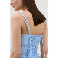 Платье Lenata 16501 голубой с рисунком