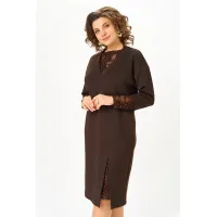Платье Кокетка И К 1337 коричневый