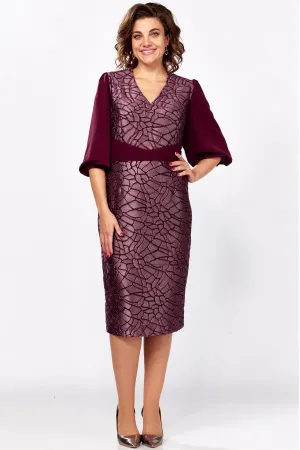 Платье Mira Fashion 5617 бордо