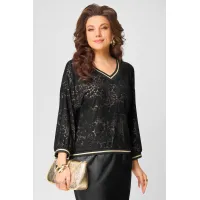 Кофта Fita 20722 Ираида черно-золотистый