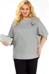Блузка Элль-Стиль 2436а серый