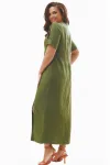 Платье Mali 424-038 хаки