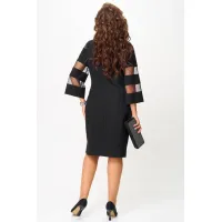 Платье Карина Делюкс М-1368 черный