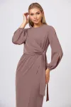 Платье Bazalini 5095 бежевый Платье Bazalini 5095 бежевый