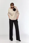Блузка Talia Fashion 434 светло-бежевый