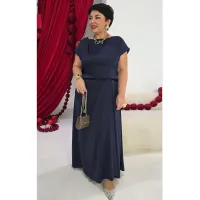 Платье Vittoria Queen 27643 тёмно-синий