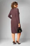 Платье Орхидея Люкс 1626-1 Темно-бордовый