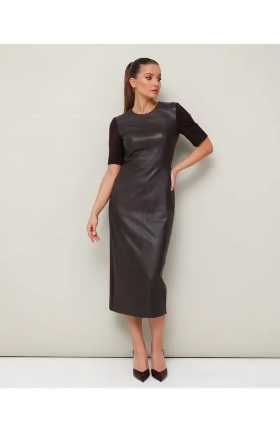 Платье Pur Pur 11-428 Коричневый