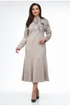 Платье Такка Плюс 25-255-1 песок