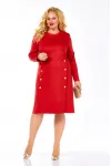 Платье Элль-Стиль 2443/1 красный Платье Элль-Стиль 2443/1 красный