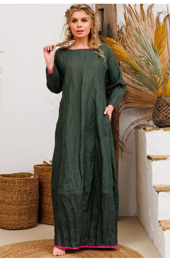 Платье Амулет 9910 изумруд 164