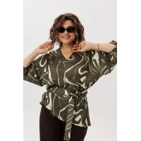 Блузка Anelli 1665 лесная осока