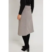 Юбка Mirolia 1263 коричнева ёлочка