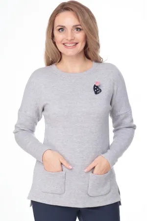Туники Anelli 426 серый