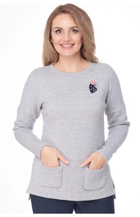 Туники Anelli 426 серый