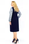 Платье Линия-Л Б-2087 темно-синий Платье Линия-Л Б-2087 темно-синий