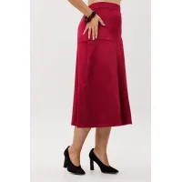 Юбка Anelli 1510 гранатовая патока»