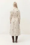 Платье Lokka 1841 бежевый/вышивка цветы