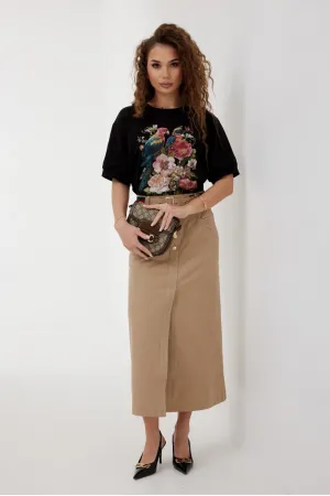 Блузка Vesnaletto 4391-4 Черный+принт