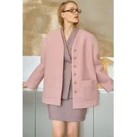 Пальто Lokka 1719 розовый