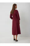 Платье Kaloris 2245 бордо