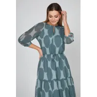 Платье Bazalini 5016 оттенки зеленого