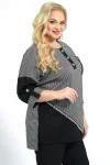 Кофта Медея И К 2189 чёрно-серый
