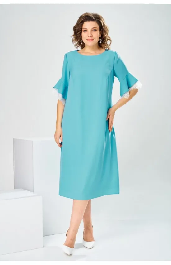Платье Romanovich 1-2910 бирюза