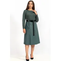 Платье Angelina 812 серо-бирюзовый