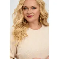 Платье Your Size 2262/164 Бежевый