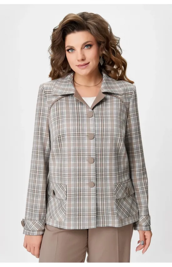 Пиджак Fita 20751 Венциана бежево-коричневый