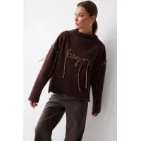 Кофта Люше 4242 коричневый