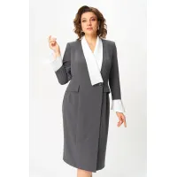 Платье Anastasia Mak 1124 серый