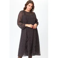 Платье Sova 11257 коричневый