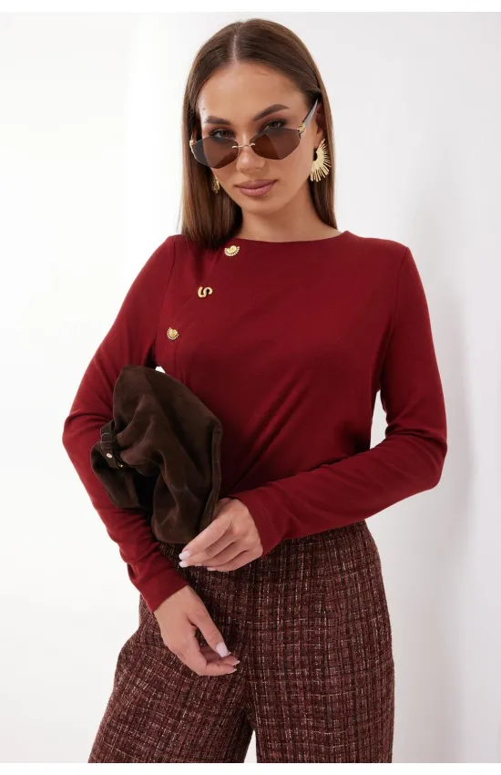Кофта Vesnaletto 4307 бордовый
