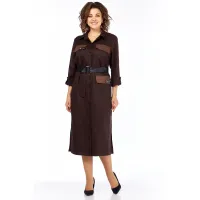 Платье Rishelie 998 коричневый