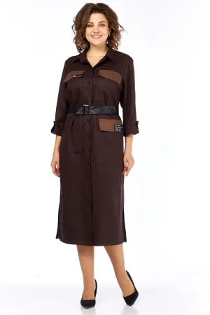 Платье Rishelie 998 коричневый