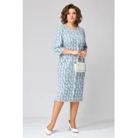 Платье Орхидея Люкс 1500 Голубой