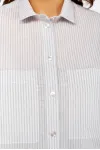 Рубашки Avenue 0338-4 полоска серый+молочный Рубашки Avenue 0338-4 полоска серый+молочный