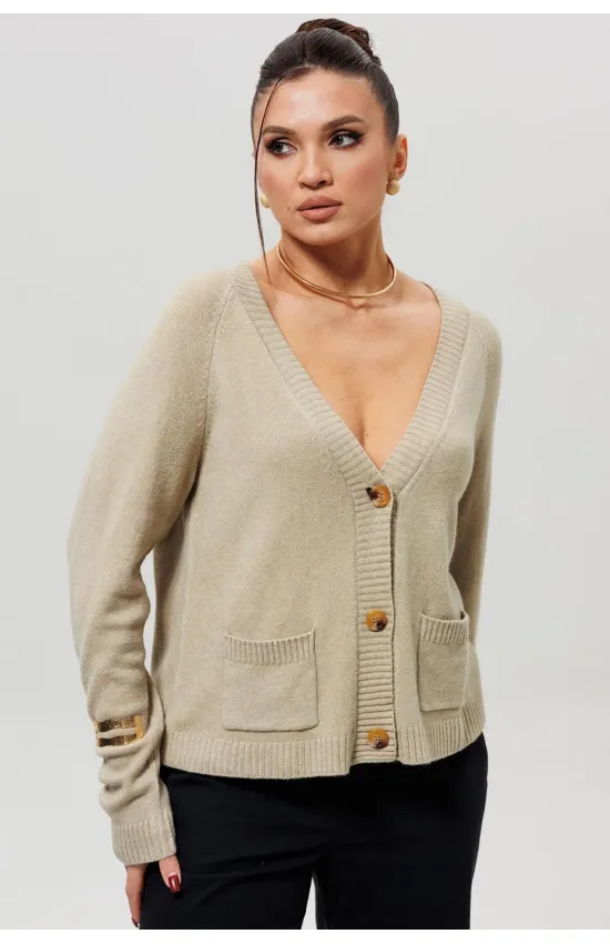 Кофта Mislana Т103 светлая оливка