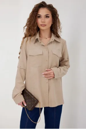 Блузка Vesnaletto 4362-1 бежевый