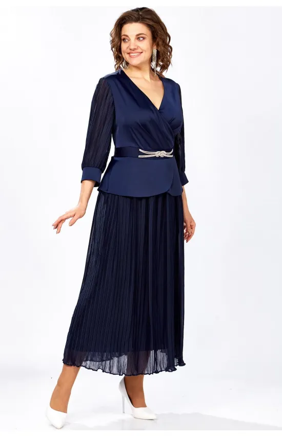 Платье Mira Fashion 5621 синий