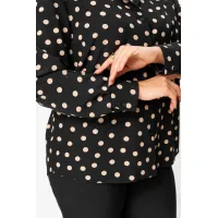Блузка Svetlana Style 2173 черный горох