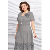 Платье Mira Fashion 5438 серый