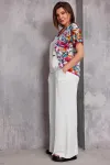 Блузка Begimoda 4130 маковый принт