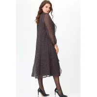 Платье Sova 11257 коричневый