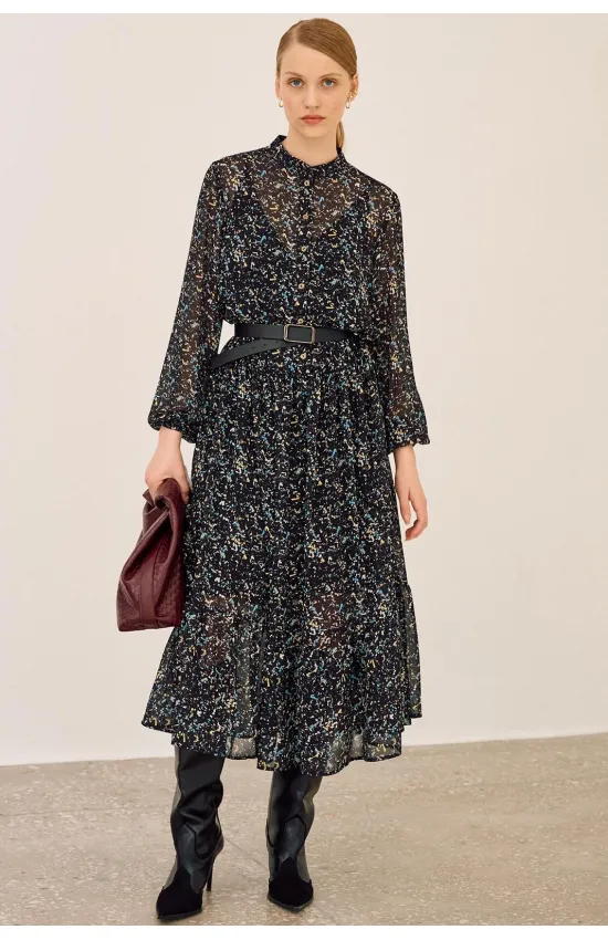 Платье Lokka 1682 бордовый