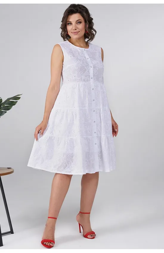 Платье Alani 2374 белый