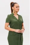 Платье Галеан Cтиль 857 хаки